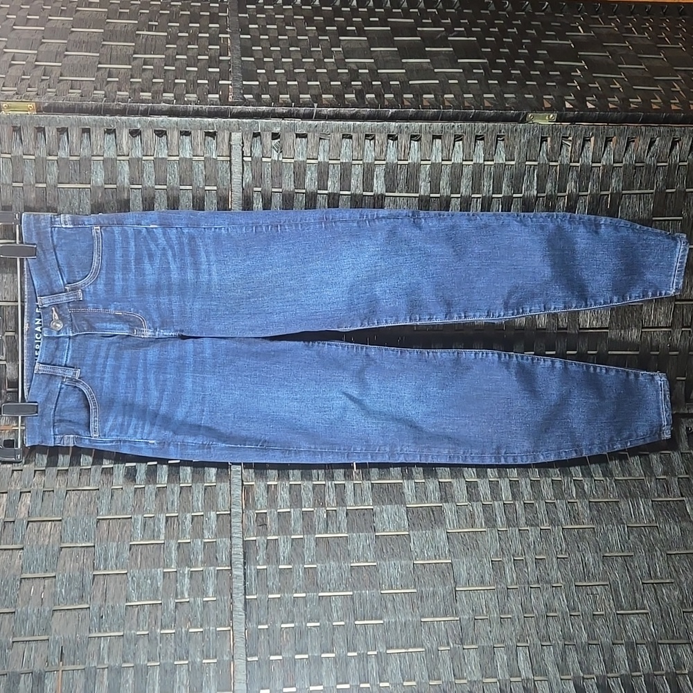American Eagle Curvy High Rise Jeggings Jeans Next Level Stretch Size 0